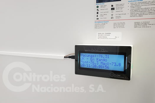 MONITOREO CADENA DE FRIO CONGELADORES