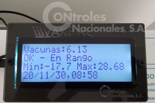 MONITOREO CADENA DE FRIO NEVERAS LABORATORIO